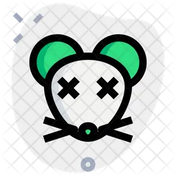 Mouse Death Emoji Icon