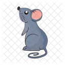 Mouse Little Cheese Icon