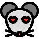 Mouse Heart Eyes Icon