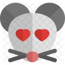 Mouse Heart Eyes  Icon