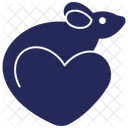 Mouse Love Animal Icon