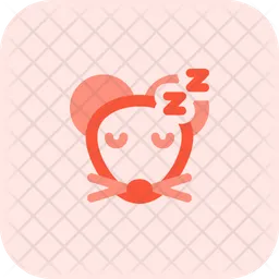 Mouse Sleeping Emoji Icon