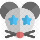 Mouse Star Struck  Icon