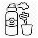 Creme A Raser Mousse Soins Icône