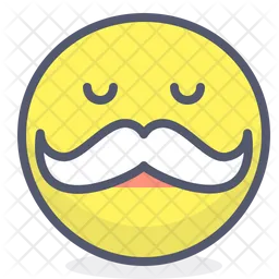 Moustache Emoji Icon