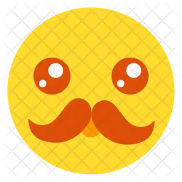 Moustache Emoji Icon