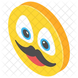 Moustache Emoji Emoji Icon