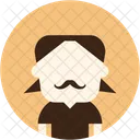 Moustache Homme Avatar Icône