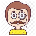 Moustache Man  Icon