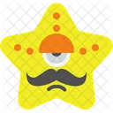 Moustache star  Icon