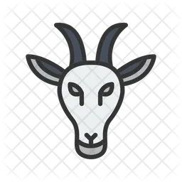 Moutain Goat Face  Icon