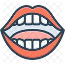 Mouth Face Maw Orifice Opening Porthole Teeth Sensuality Engraving Icon