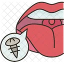 Mouth Metallic Taste Icon