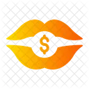 Mouth Money Dollar Icon