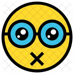 Mouth Shut Emoji Icon