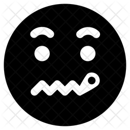 Mouth Zipped Emoji Emoji Icon