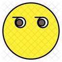 Mouthless Emoji Emoticon Smiley Icon