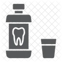 Mouthwash Bottle Dental Icon