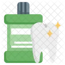 Mouthwash Healthcare And Medical Toothbrush Icon