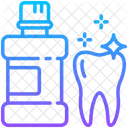 Mouthwash Tooth Cleanliness Icon