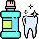 Mouthwash Tooth Cleanliness Icon