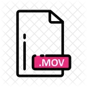 Mov Document Extension Icon