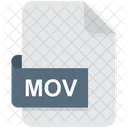 Mov Video File Format Icon