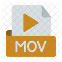 Mov File Extension Icône
