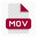 Mov Quicktime Movie Video File Icon