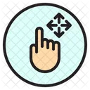 Move Finger Gesture Icon