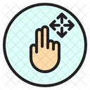 Move Finger Gesture Icon