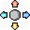 Move Arrow Pixel Art Icon