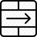 Move Cell Interface Essentials Table Light F Icon