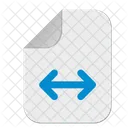 Horizontal Move File Icon