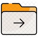 Move Folder Folder Data Icon