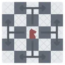 Move Horse Piece Move Chess Horse Move Icon