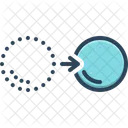 Move Motion Change Make A Move Movement Proceed Forward Forth Farther Onward Action Rolling Gyration Icon