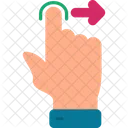 Move Right Finger Gesture Icon