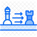 Move Rook Piece  Icon