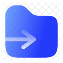 Move To Folder Folder Data Storage Folders Icon