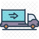 Moved Truck Shipping Icon