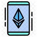 Ethereum Movel Ethereum Ethereum On Line Ícone