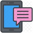 Celular Smartphone Bate Papo Ícone