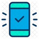 Dispositivo Verificado Desbloquear Dispositivo Celular Ícone