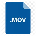 Mov Archivo Formato Icono