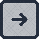 Flujo Ux Moverse Hacia La Derecha Icono