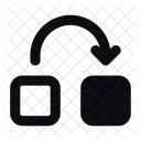 Moverse Hacia La Derecha Derecha Flecha Icono