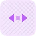 Mover Horizontal Flecha Remota Flecha Icono