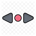 Mover Horizontal Flecha Izquierda Icono