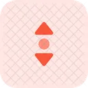 Mover Vertical Flecha Remota Flecha Icono